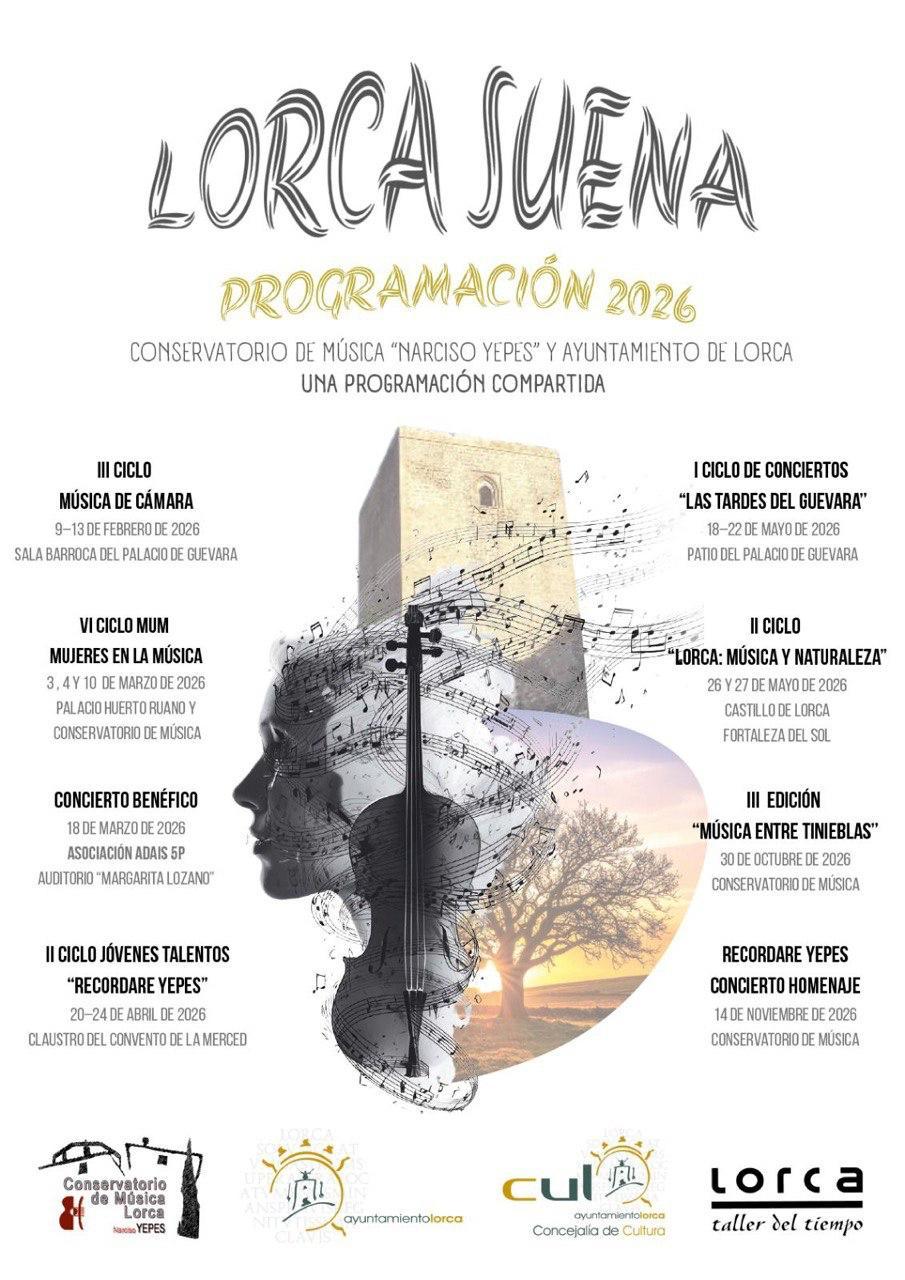 VISITA OASIS DE MARIPOSAS DEL CASTILLO DE LORCA (26 Y 27 MAYO). LORCA SUENA: MÚSICA Y NATURALEZA.