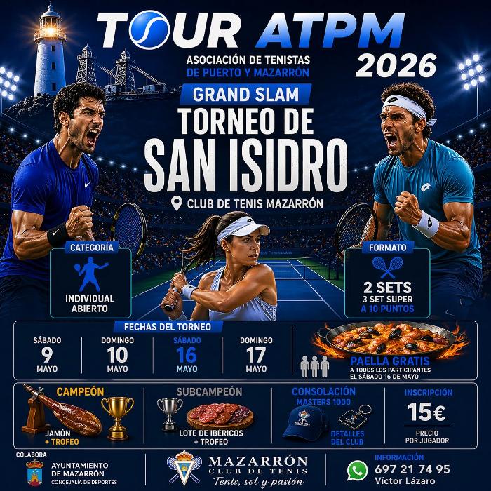 TORNEO DE TENIS. FIESTAS DE SAN ISIDRO EN LA BAHÍA DE MAZARRÓN