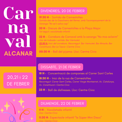 Carnaval a Alcanar
