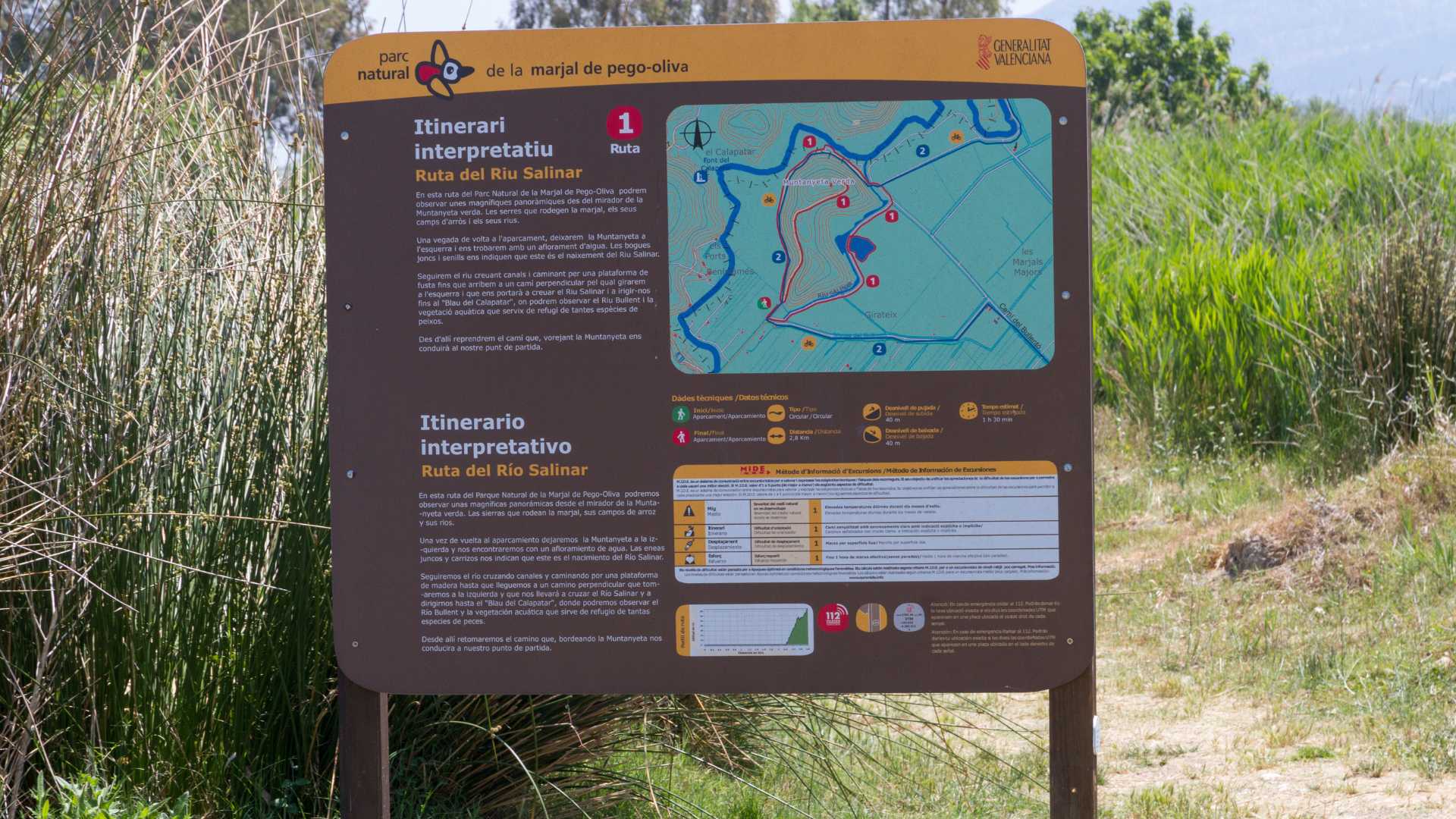 Búsqueda del tesoro en el Marjal: Plan en Pego