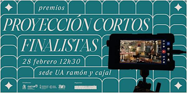 Proyección de cortos finalistas y entrega de premios y diplomas