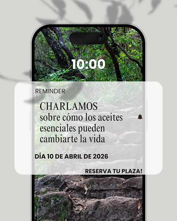 Café para hablar sobre cómo los aceites esenciales pueden cambiarte la vida