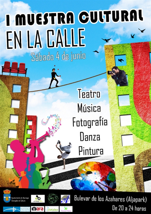 Muestra cultural en la calle