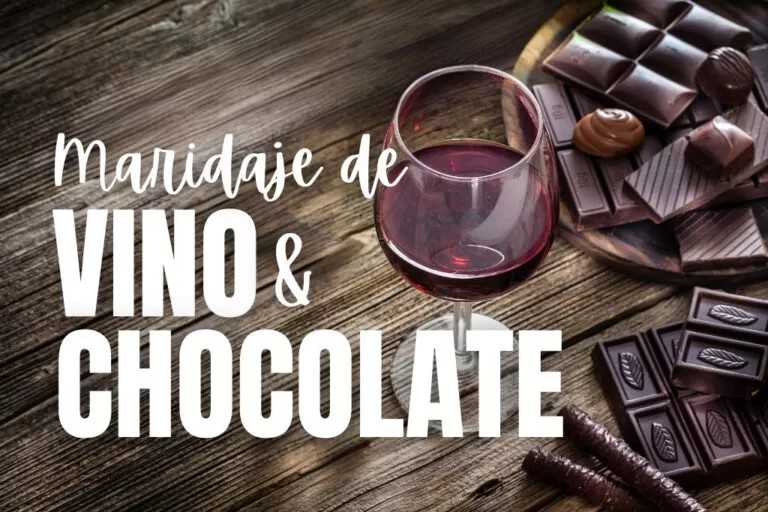 Maridaje de vino y chocolate