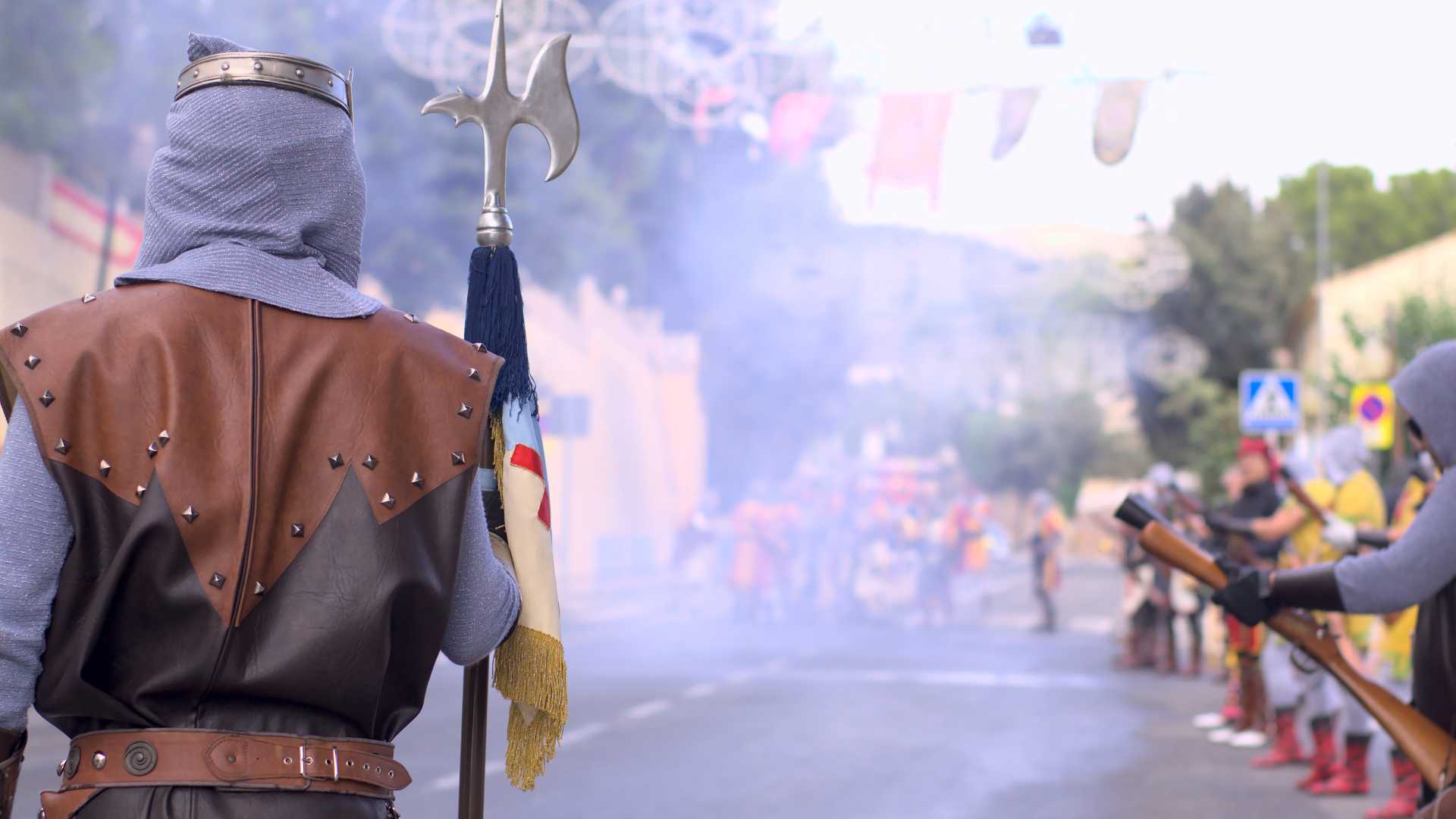 Moros y Cristianos de Sax en honor a San Blas