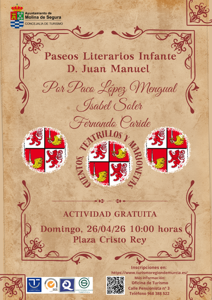 PASEO LITERARIO CON EL INFANTE DON JUAN MANUEL