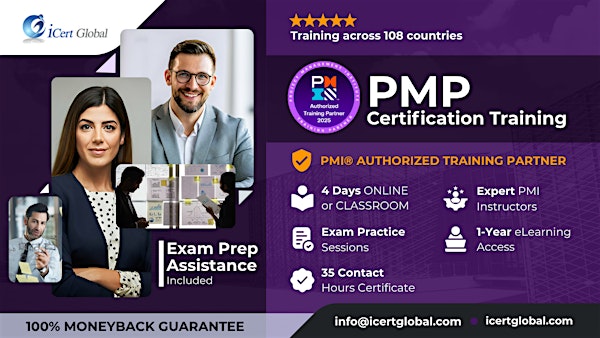 PMP Certification Weekend Classroom Training in Piedmont, CA