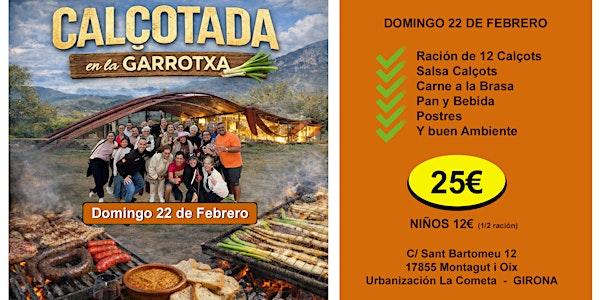 CALÇOTADA EN LA GARROTXA