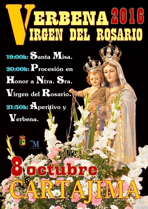 Verbena Virgen del Rosario en Cartajima