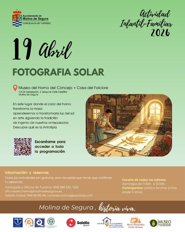 TALLER FAMILIAR DE FOTOGRAFIA SOLAR