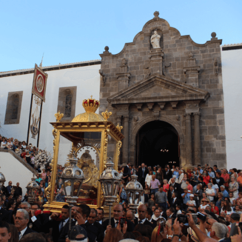 Subida de La Virgen de Las Nieves