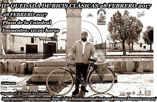 Quedada de bicis clásicas en Hinojosa del Duque