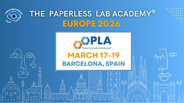 Paperless Lab Academy® Europe 2026