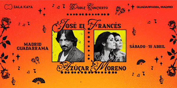 Azucar Moreno y José el Francés en Sala Kaya Guadarrama (Madrid).