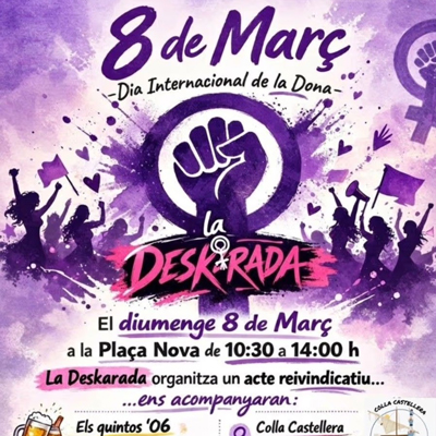 Dia Internacional de les Dones a l'Ametlla de Mar