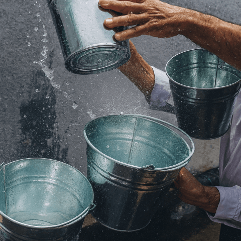 Traída del agua infantil