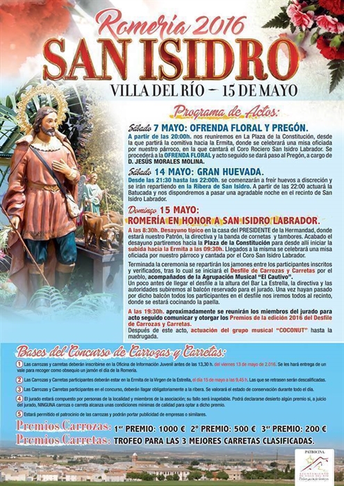 Romería de San Isidro Labrador en Villa del Río