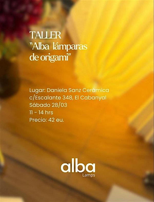 Taller "Lámpara de origami"