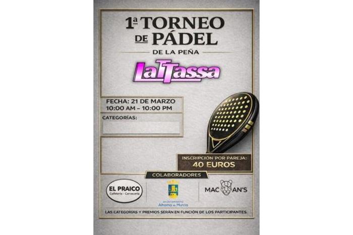 I TORNEO DE PÁDEL DE LA PEÑA LA TTASSA