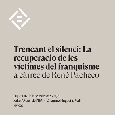 Conferència 'Trencant el silenci: la recuperació de les víctimes del franquisme'