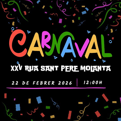 Rua de Carnaval a Sant Pere Molanta