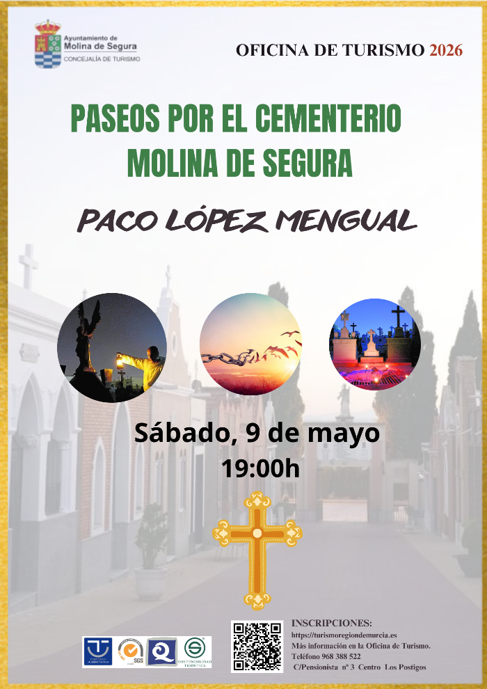 PASEOS POR EL CEMENTERIO. 19:00 HORAS