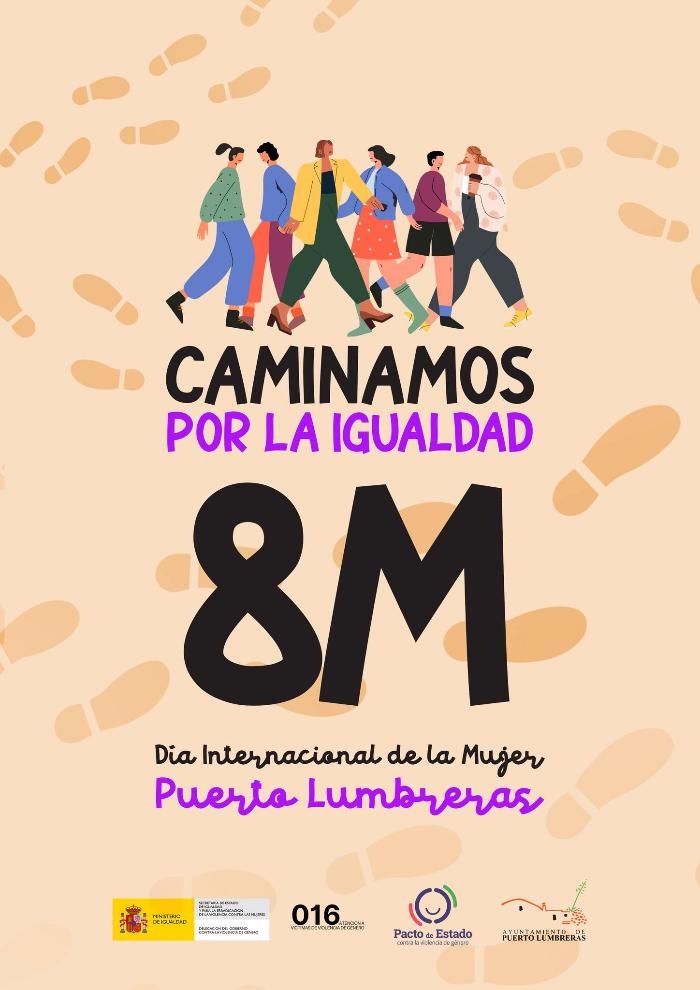 CAMINAMOS POR  LA IGUALDAD 8M