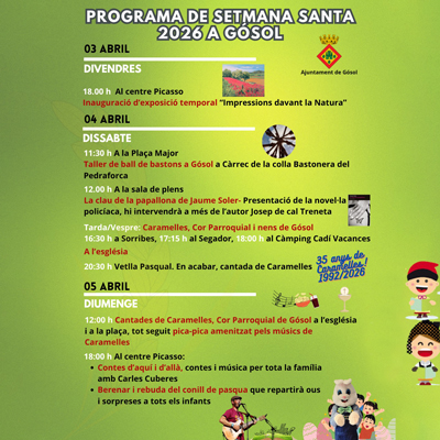 Setmana Santa a Gósol