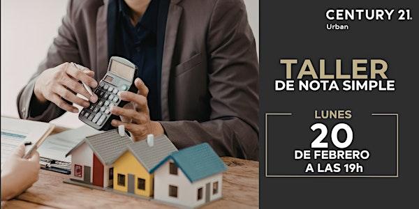 TALLER DE NOTA SIMPLE