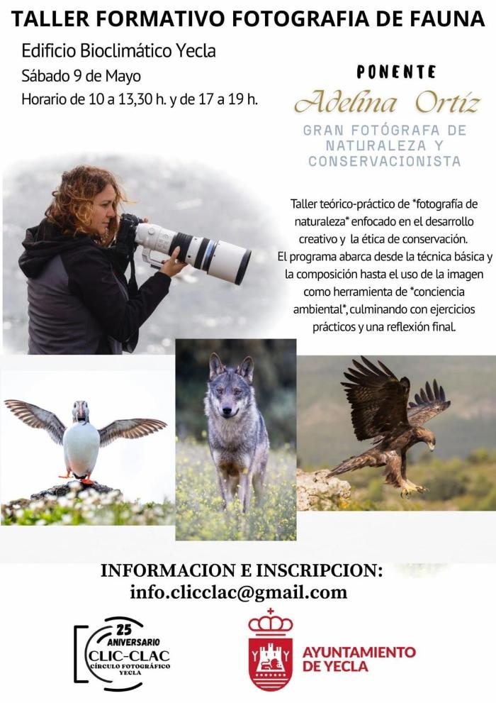 TALLER FORMATIVO DE FOTOGRAFÍA DE FAUNA