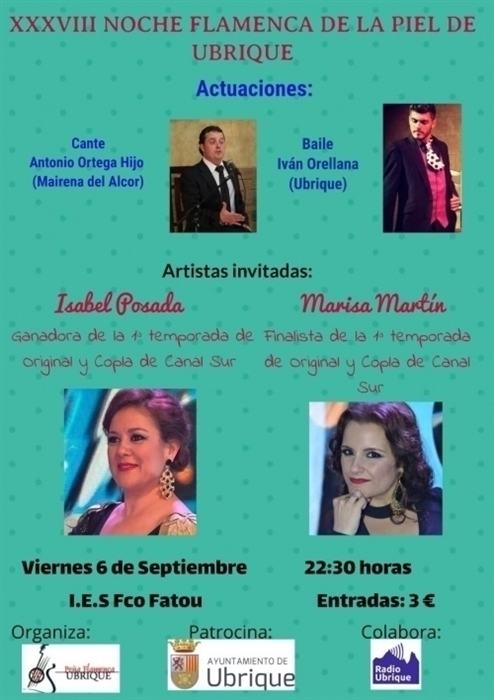 Noche Flamenca de la Piel de Ubrique
