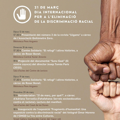 Dia Internacional per a l'Eliminació de la Discriminació Racial a Reus