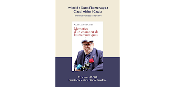 Acte d’homenatge a Claudi Alsina i Català
