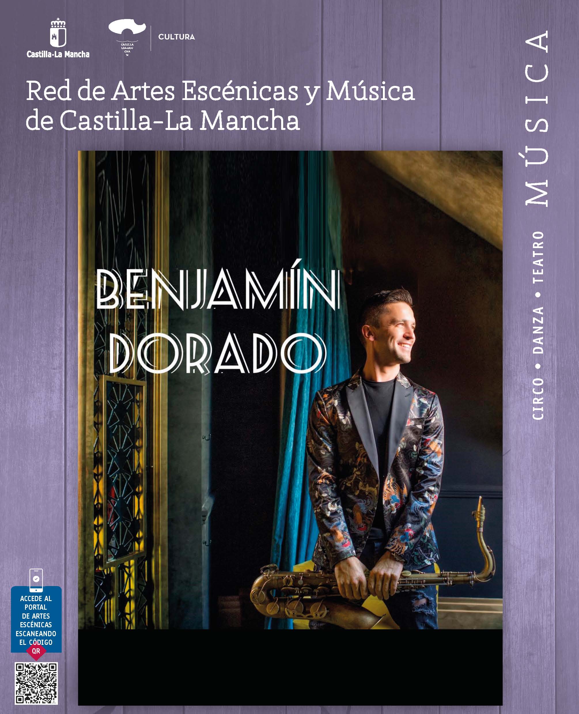 Benjamín Dorado en concierto. Compañía Benjamín Dorado.