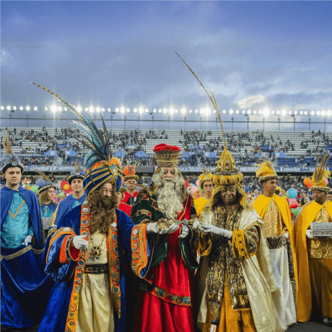 Recibimiento de SS.MM Los Reyes Magos de Oriente