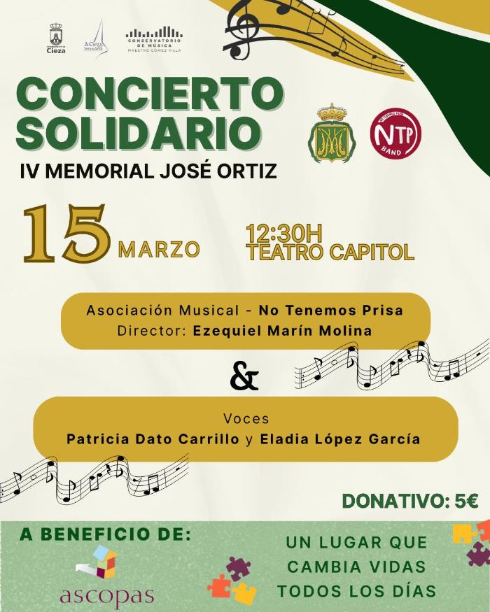 CONCIERTO SOLIDARIO HIJOS DE MARÍA