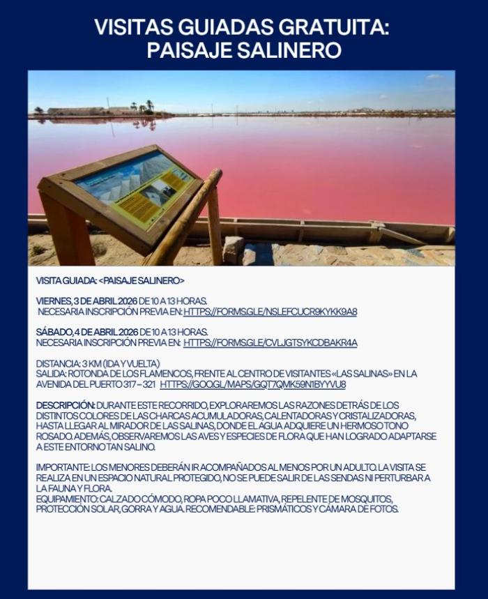 VISITA GUIADA GRATUITA: PAISAJE SALINERO