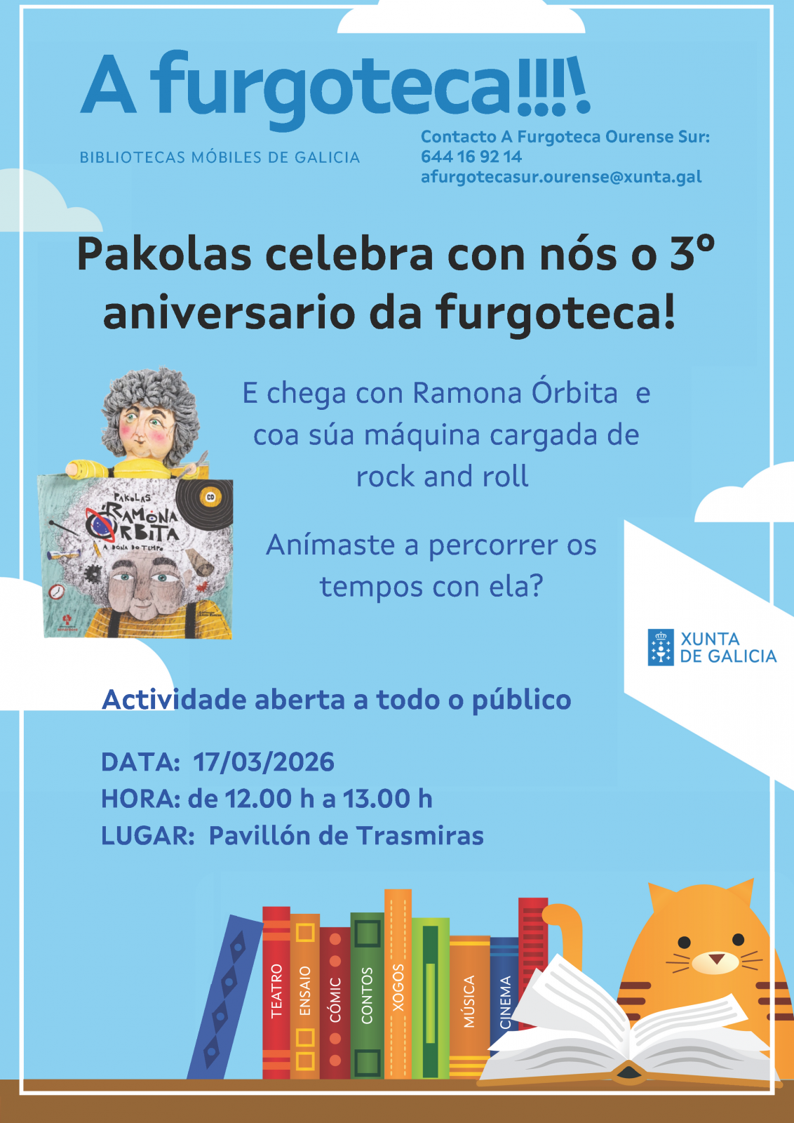 Pakolas celebra con nosotros el 3º aniversario de la furgoteca!