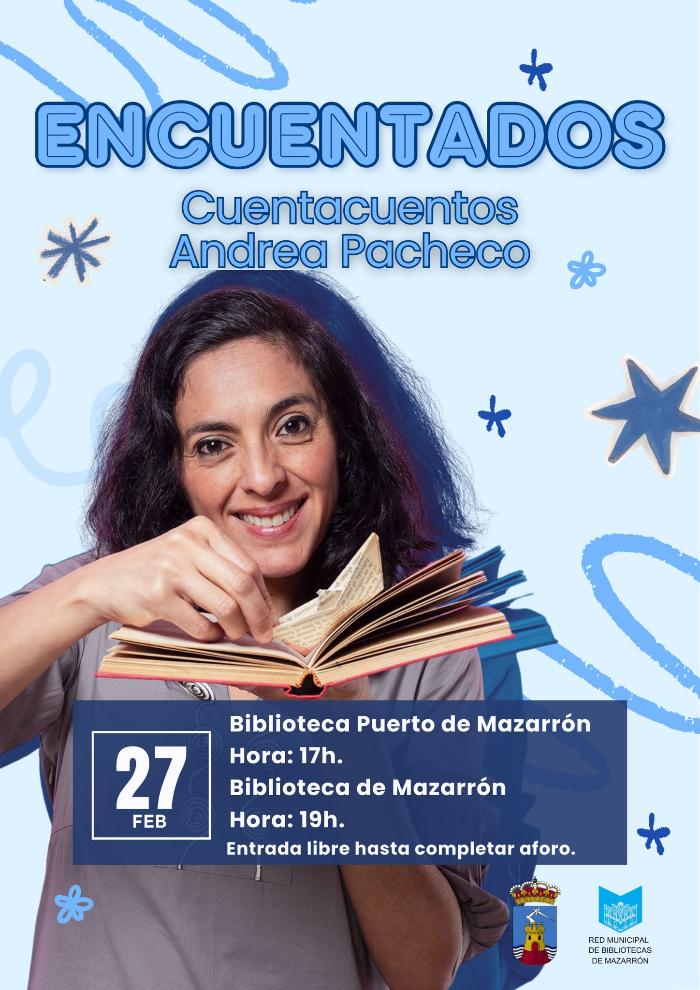 CUENTACUENTOS INFANTIL CON ANDREA PACHECO Y SU ESPECTÁCULO ENCUENTADOS