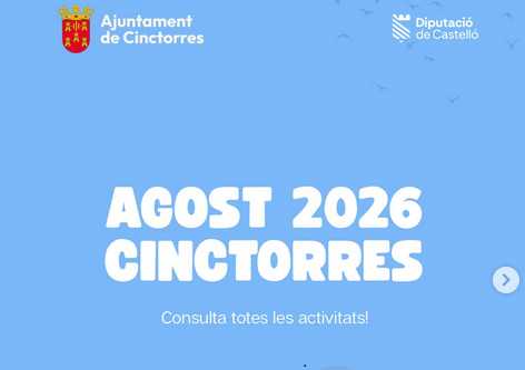 Agosto cultural en Cinctorres 2026