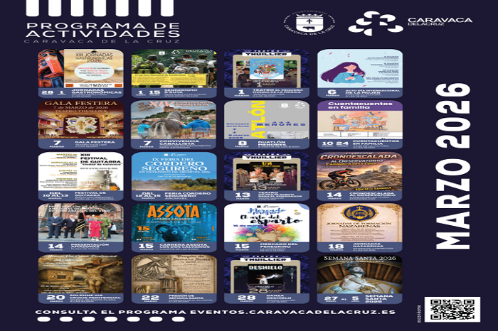 PROGRAMACIÓN CULTURAL MARZO 2026