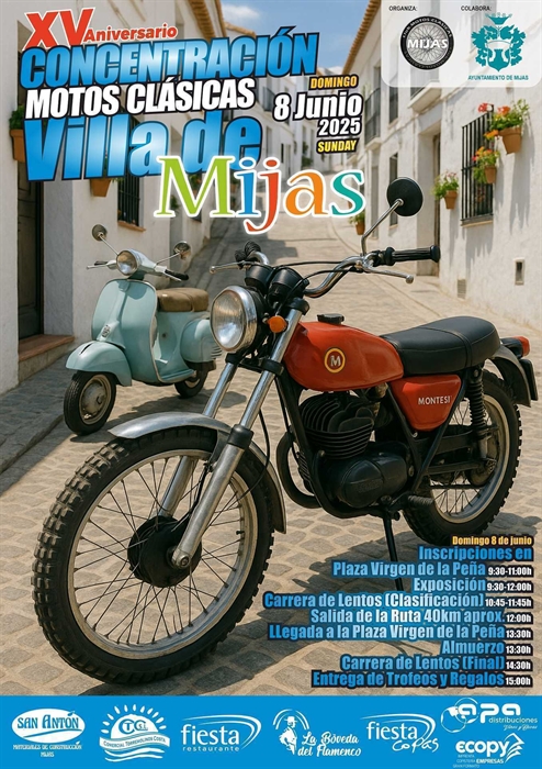 Concentración de Motos Clásicas Villa de Mijas