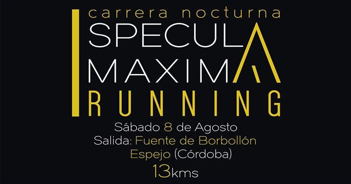 Specula Máxima Running