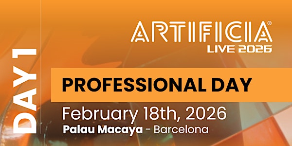 ARTIFICIA LIVE 2026 - Professional Day