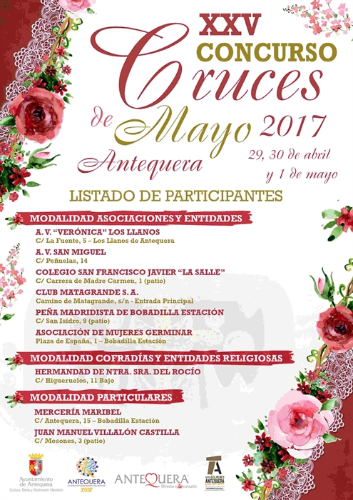 Las Cruces de Mayo en Antequera