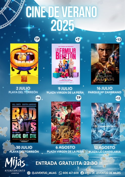 Cine de verano en Mijas
