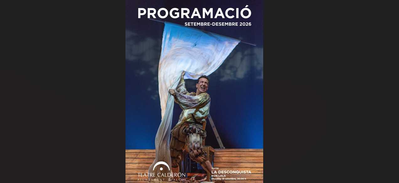 Programación Teatro Calderón SEPTIEMBRE-DICIEMBRE 2026