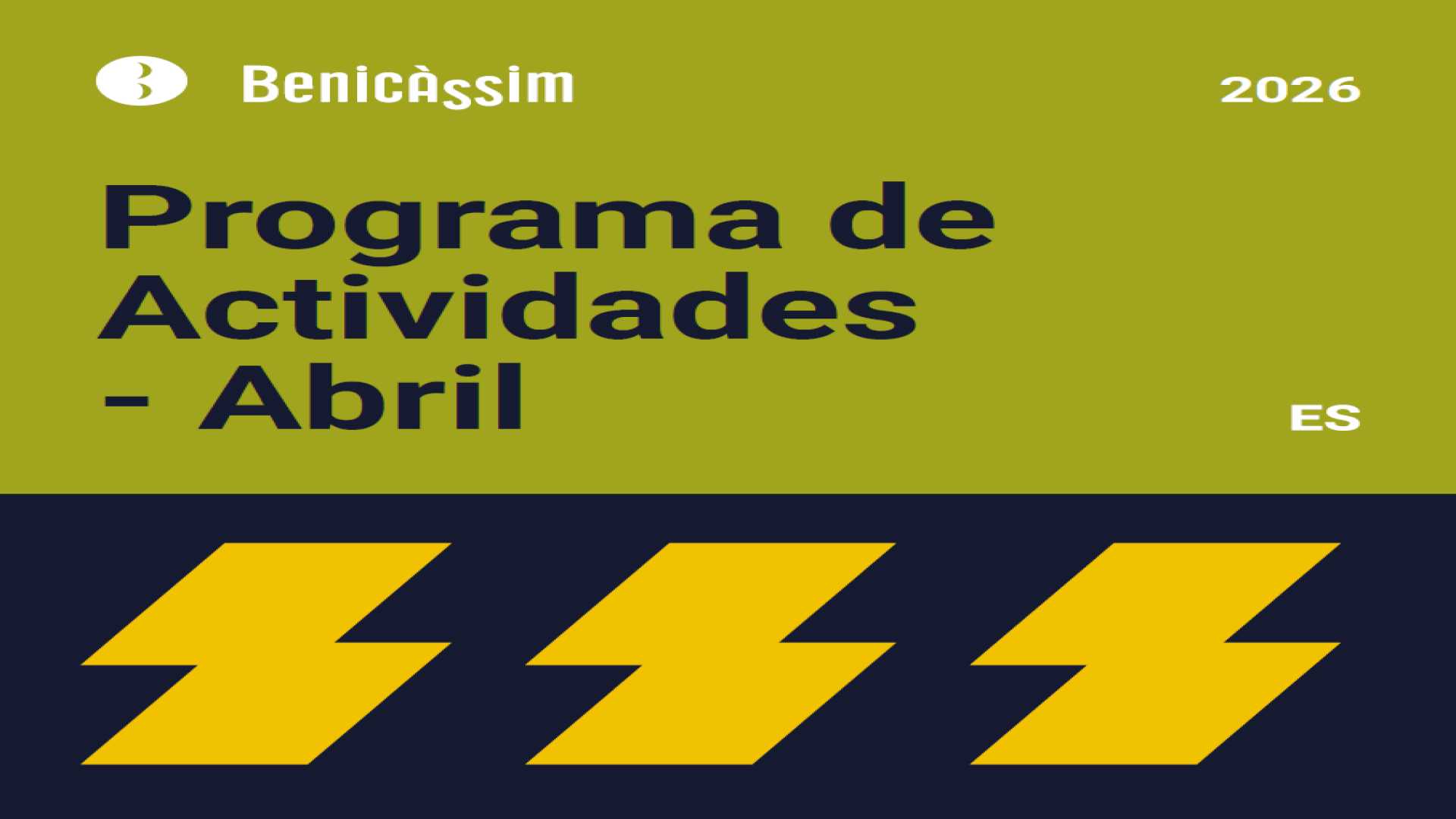 Programa actividades abril