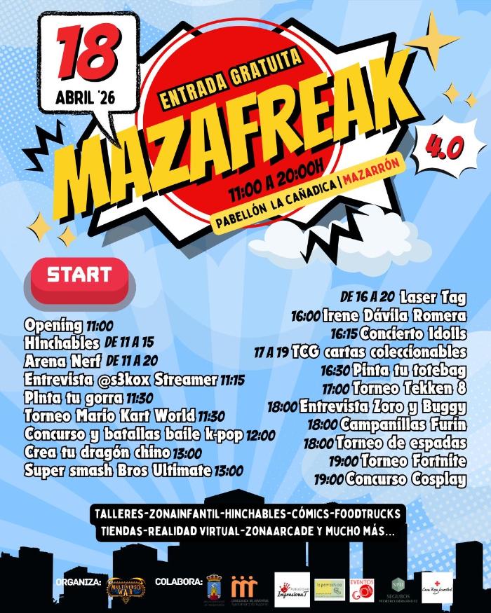 PROGRAMACIÓN COMPLETA  MAZAFREAK 4.0