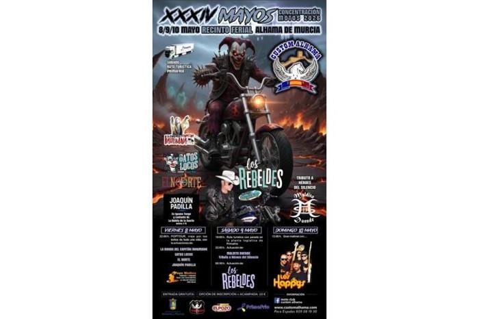 XXXIV CONCENTRACIÓN DE MOTOS CUSTOM MAYOS 2026